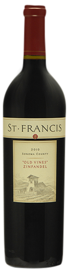 Image of Bottle of 2010, St. Francis, Sonoma County, Old Vines